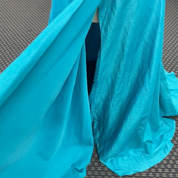 Sherri Hill Formal Dress Style 50076 Turquoise Size 0, NWT - Picture 5 of 12